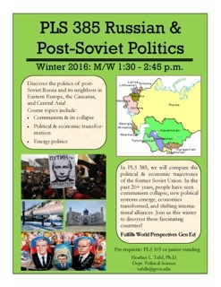 PLS 385 Russian and Post-Soviet Politics